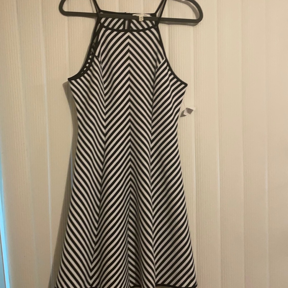NWT Sophia + Zeek black and white dress